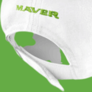 Czapka z daszkiem Maver biała